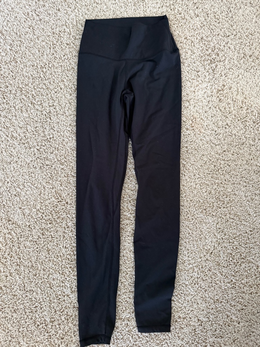 Black High-Waist Kids Leggings